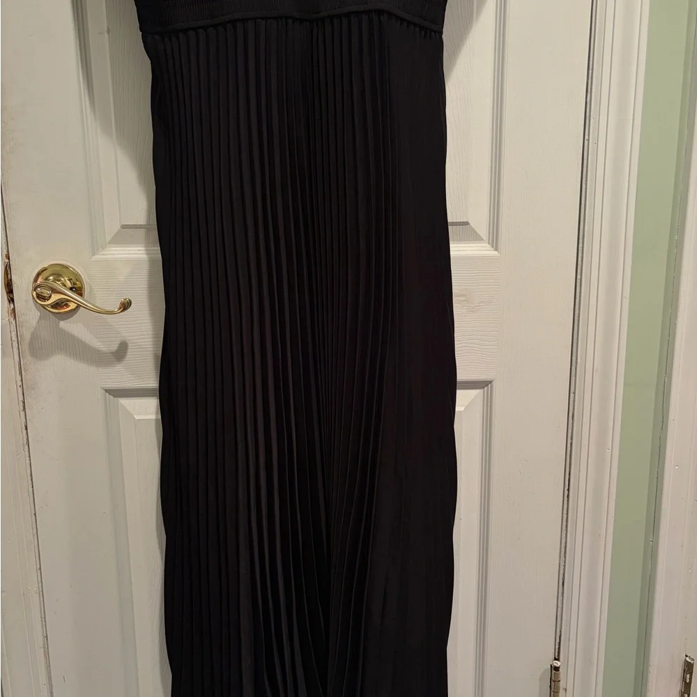 City‎ Chic Elia Black Pleated Midi Dress US 16 NWT Elegant Cocktail Party Dress